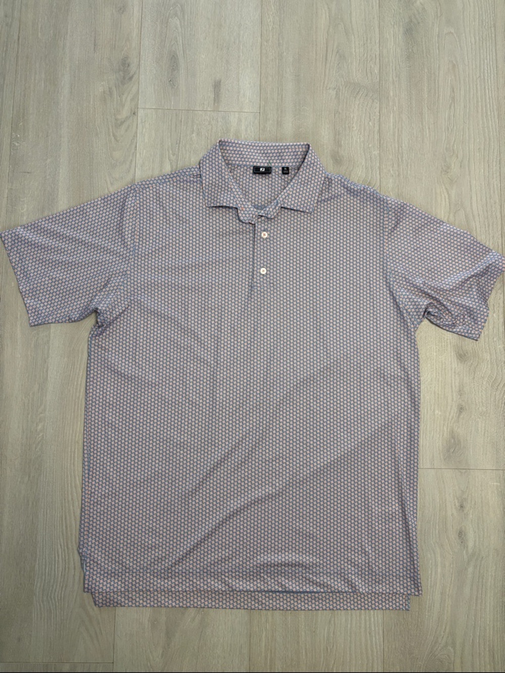 🔥BUNDLESALE Men’s XL FJ FootJoy Performance Micro-Pattern Golf Polo Shirt